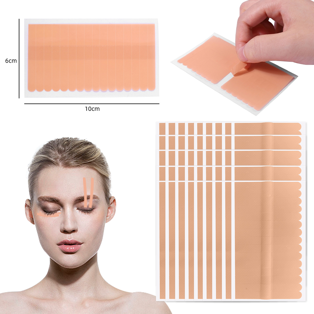 Eyelash Extension Jakarta - 10/20pcs เทปขนตาไม่ทอ Micropore Eyelash EXTENSION เทปแต่งหน้า