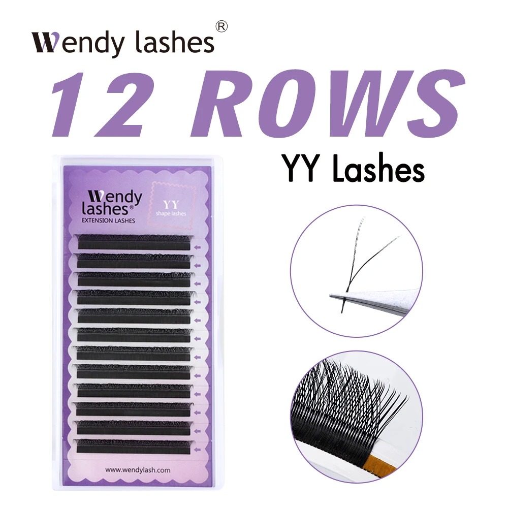 Eyelash Extension C Curl - WENDY 2D YY รูปร่าง C/D Curl