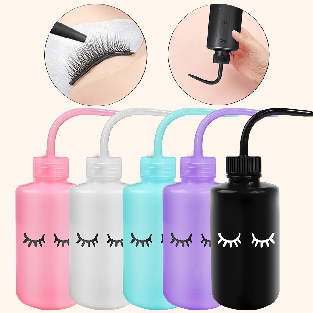 Refill Eyelash Extension - 250ml ทําความสะอาดขนตาขวดไม่มีการรั่วไหลบีบน้ําฉีดขวดสําหรับ Eyelash EXTENSION TATTOO บีบขวด