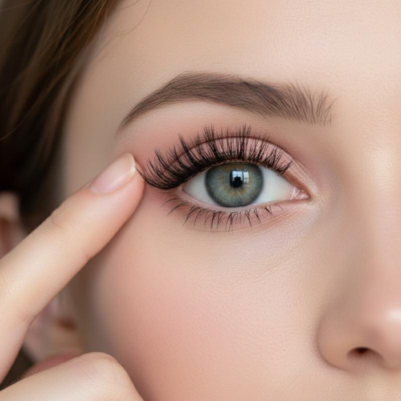 Lash Adhesive Glue - ขนตาแบบกลุ่มสีดำ ติดเองได้ ไม่ต้องใช้กาว 6 แถว ขนตาแบบแบ่งส่วน