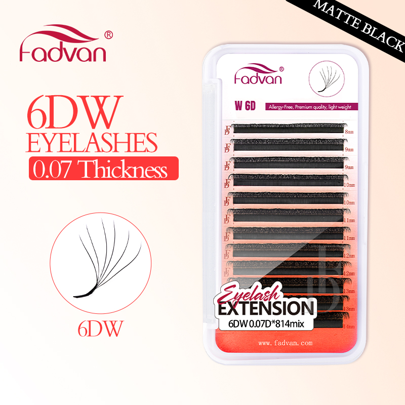 FADVAN จริง 6D W ขนตา 0.07 W ร - Eyelash Extension Human Hair บทวิจารณ์และราคา