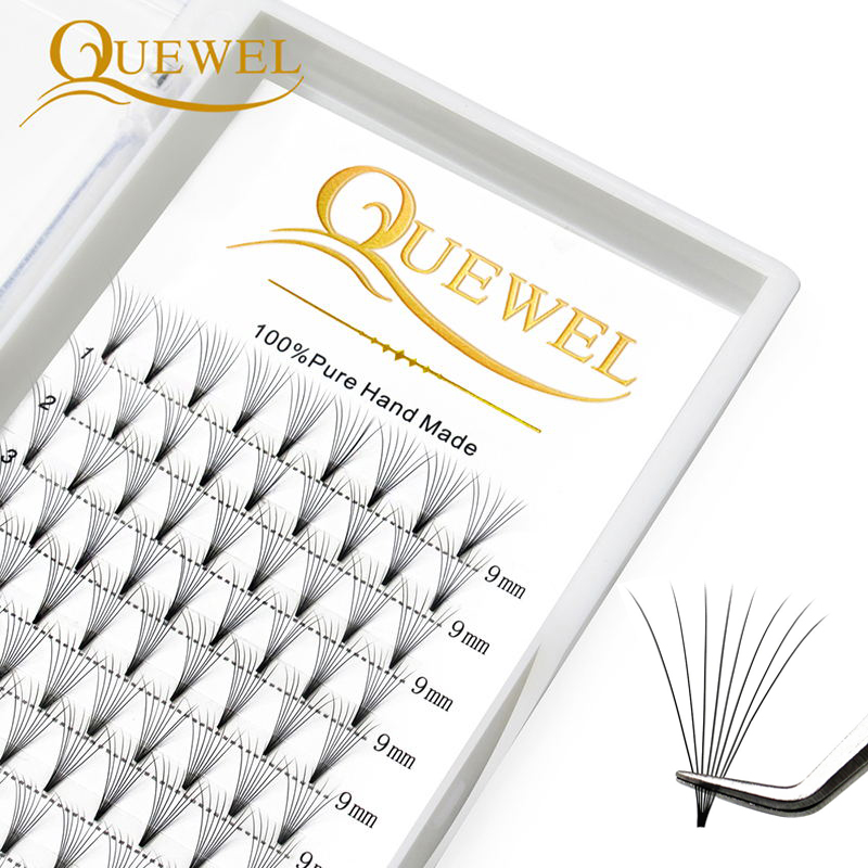 Quewel Premade แฟนขนตา 8D/6D/5 - Eyelash Extension C Curl บทวิจารณ์และราคา