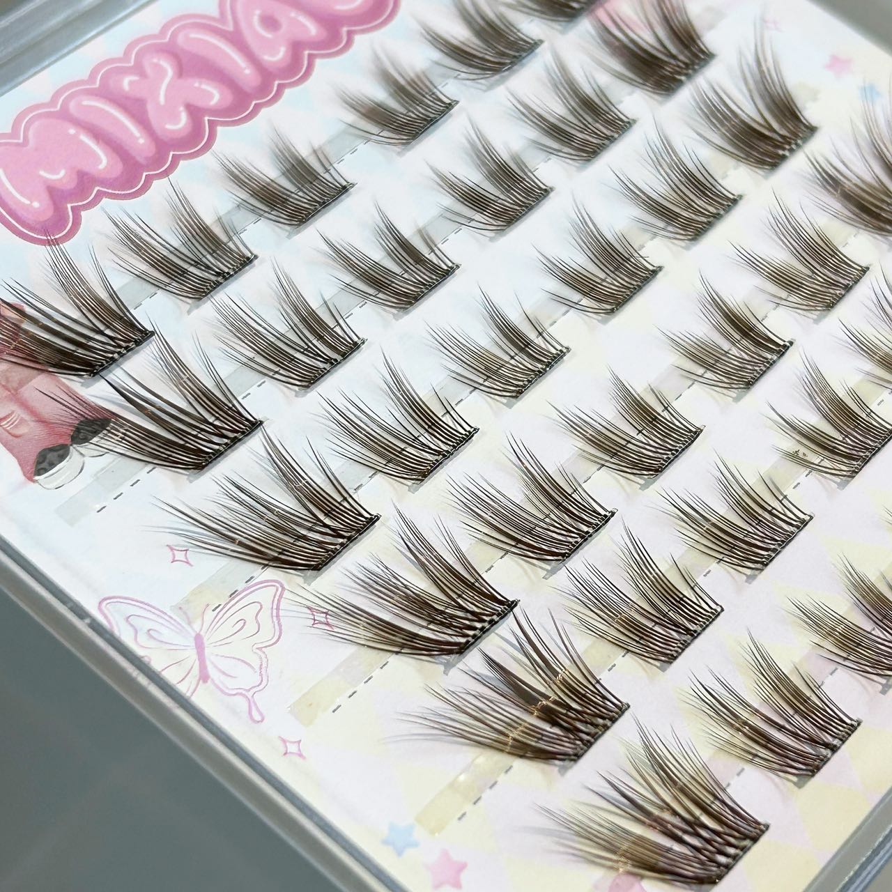 ขนตาปลอม Mixiaohe สีดำน้ำตาล แ - Lash Adhesive Glue บทวิจารณ์และราคา
