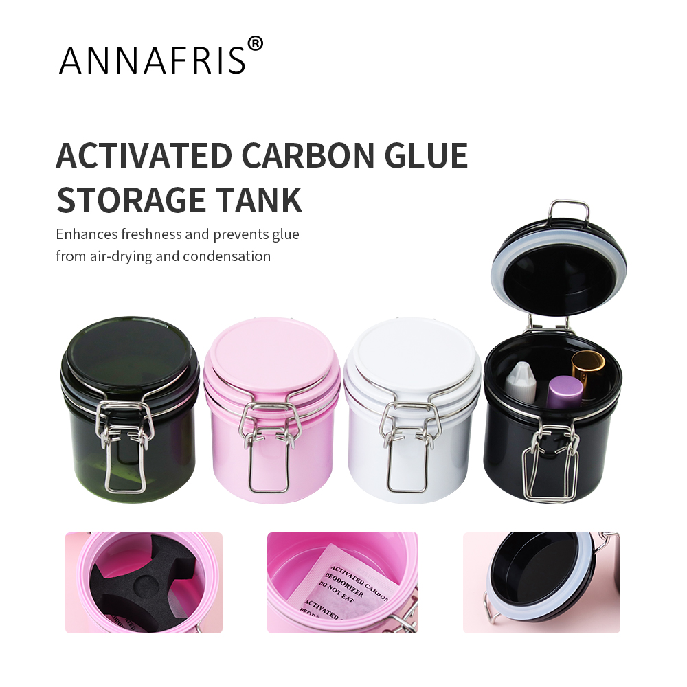 ANNAFRIS ถังเก็บกาวติดขนตาส่วน - Eyelash Extension Jakarta บทวิจารณ์และราคา