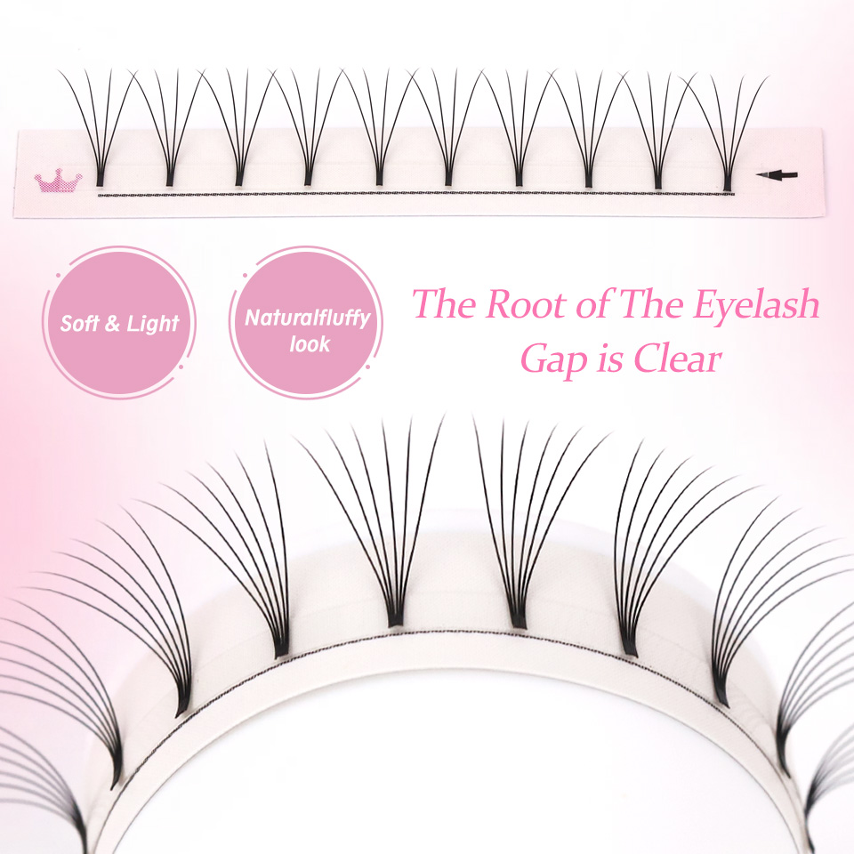 AGUUD นุ่มธรรมชาติ Premade ปริ - Individual Lash Tray บทวิจารณ์และราคา