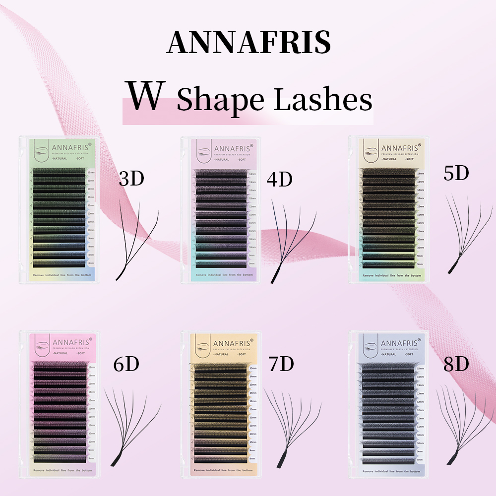 ANNAFRIS Premade ปริมาณพัดลม Y - Eyelash Extension Human Hair บทวิจารณ์และราคา