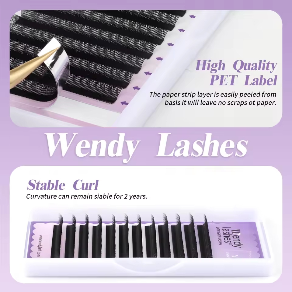 WENDY 2D YY รูปร่าง C/D Curl E - Eyelash Extension C Curl บทวิจารณ์และราคา