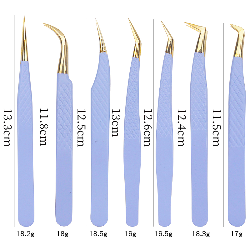 แหนบต่อขนตาสแตนเลสสีม่วง แหนบห - Refill Eyelash Extension บทวิจารณ์และราคา