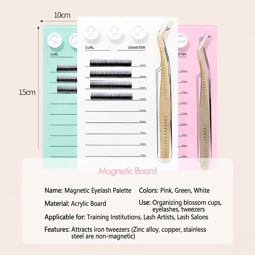 ถาดแม่เหล็กสำหรับต่อขนตาและแผ่ - Individual Lash Tray บทวิจารณ์และราคา