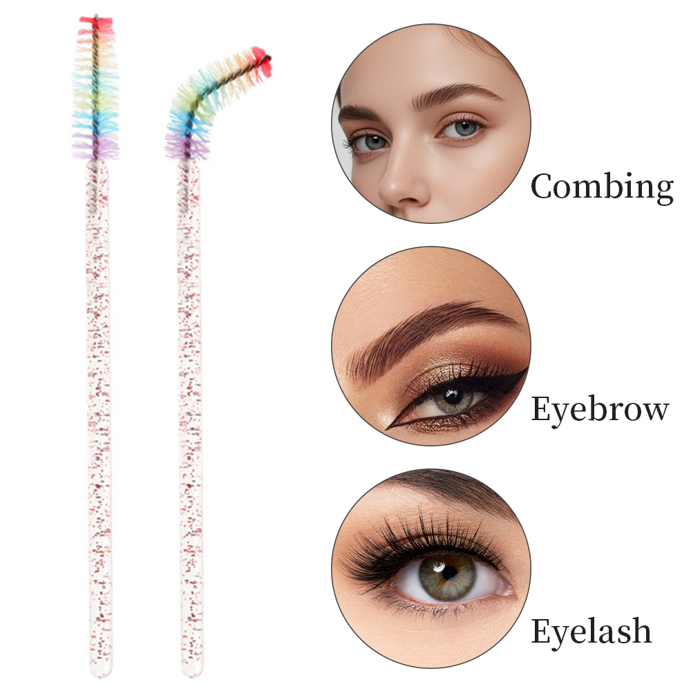แปรงแต่งขนตาคริสตัลสีรุ้ง 50 ช - Eyelash Extension Jakarta บทวิจารณ์และราคา