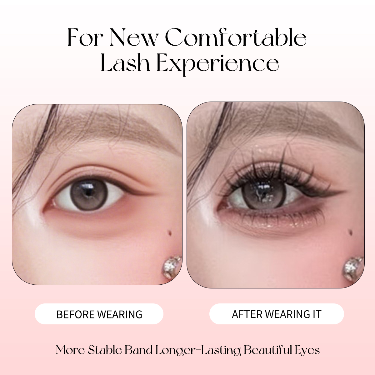 ขนตาปลอมแบบติดง่าย ไม่ต้องใช้ก - Eyelash Extension Human Hair บทวิจารณ์และราคา