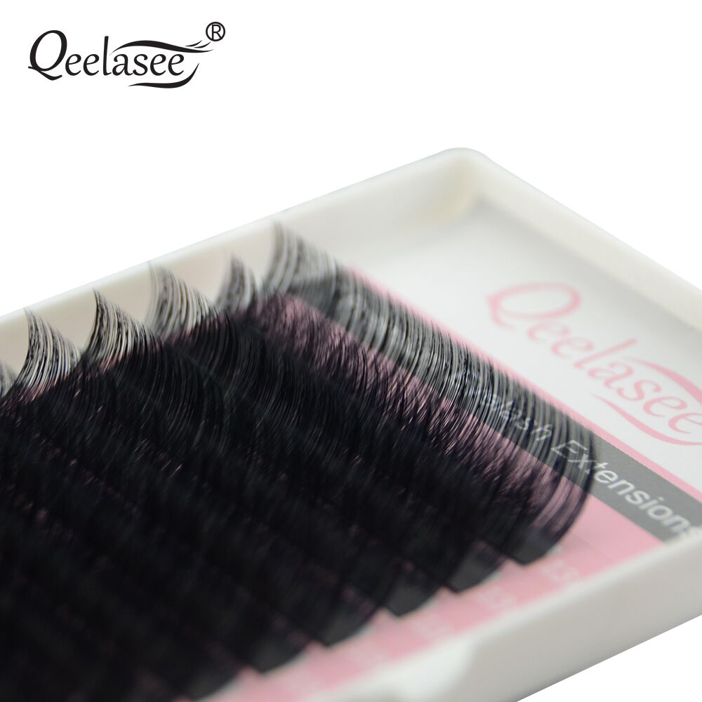 Qeelasee Faux Mink แต่ละขนตา C - Eyelash Extension Human Hair บทวิจารณ์และราคา