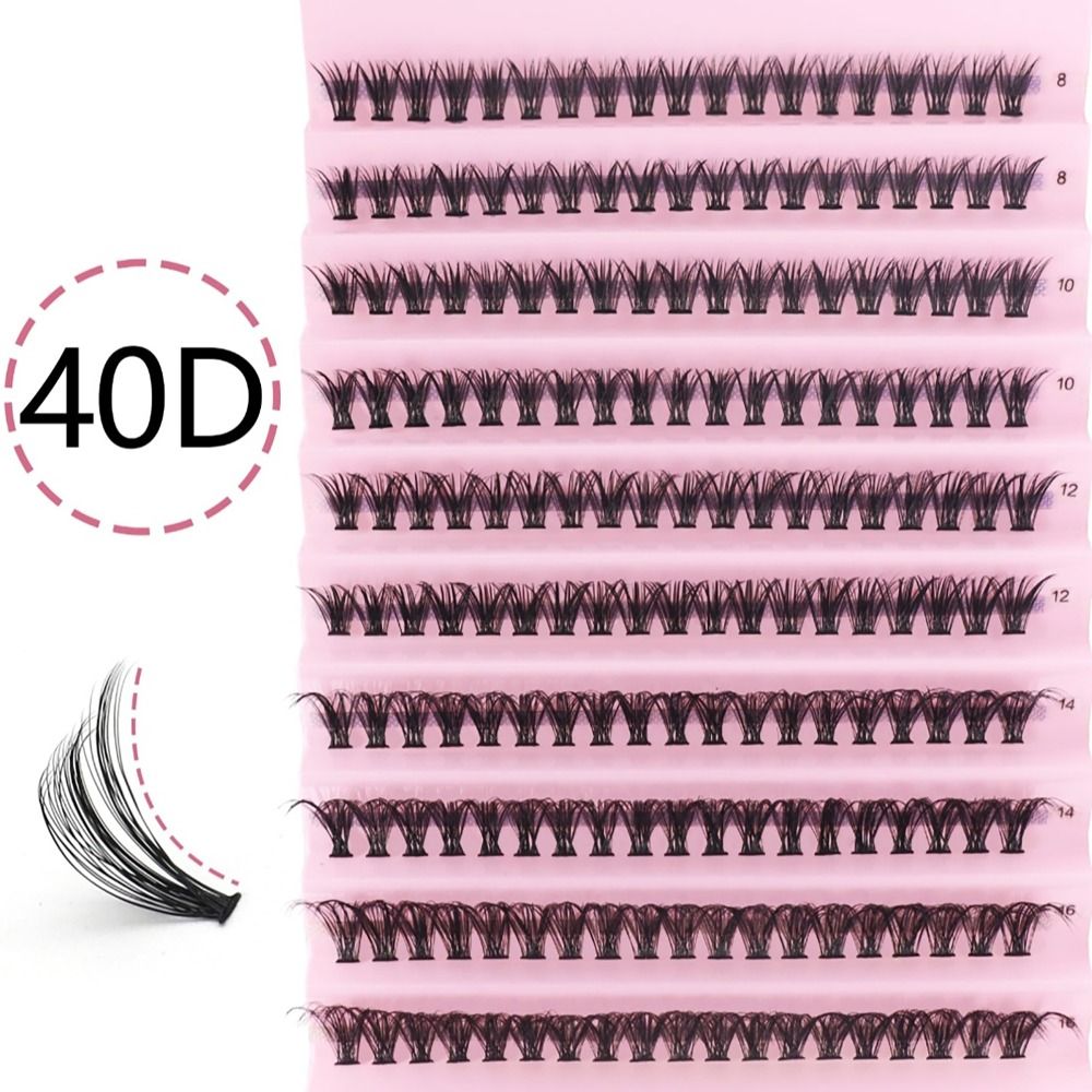 ขนตาปลอมแบบกลุ่ม 40D ขนาด 8/10 - Individual Lash Tray บทวิจารณ์และราคา