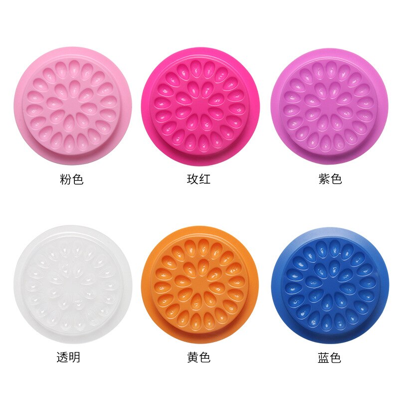 100pcs Eyelash ผู้ถือกาว Eyela - Individual Lash Tray บทวิจารณ์และราคา