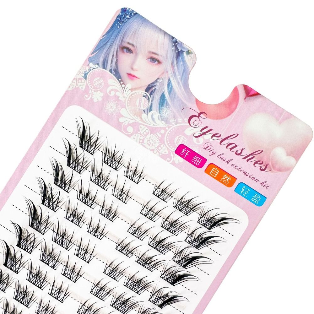 ขนตาปลอมแบบกลุ่ม 3 มิติ ทรงแคท - Eyelash Extension C Curl บทวิจารณ์และราคา